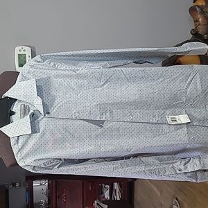 NWT SLIM FIT GEOFFREY BEENE MENS DRESS SHIRT
